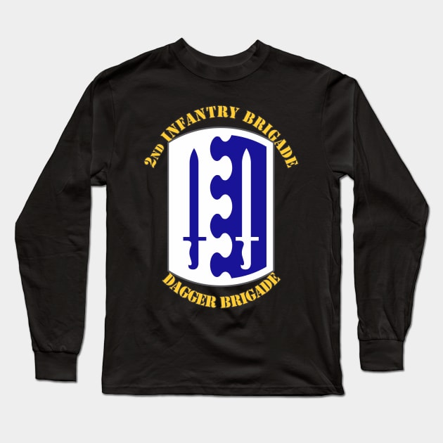 2nd Infantry Brigade Long Sleeve T-Shirt by MBK